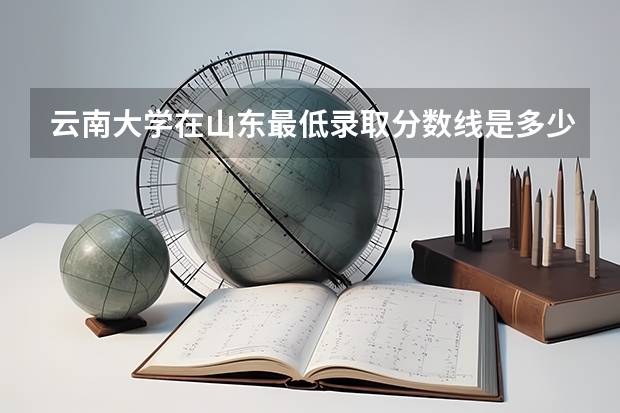 云南大学在山东最低录取分数线是多少